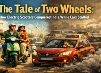 The Tale of Two Wheels: How Electric Scooters Conquered India While Cars Stalled The Tale of Two Wheels