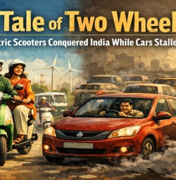 The Tale of Two Wheels: How Electric Scooters Conquered India While Cars Stalled The Tale of Two Wheels