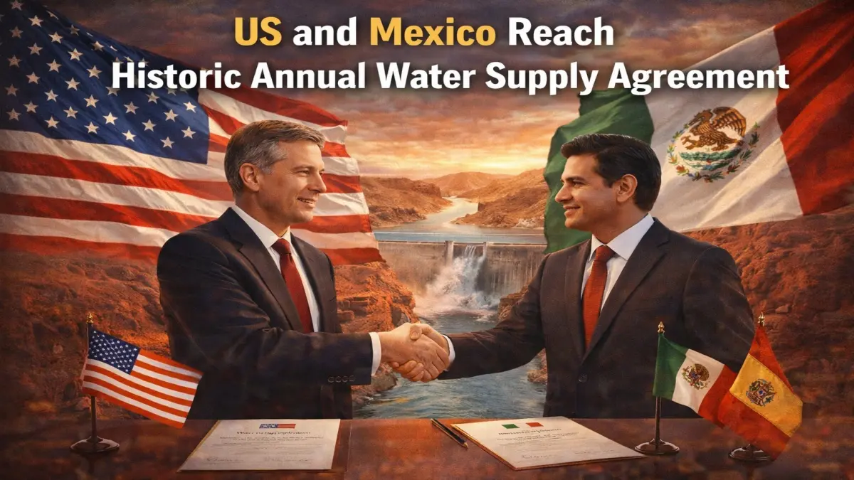 US and Mexico Reach Historic Annual Water Supply Agreement
