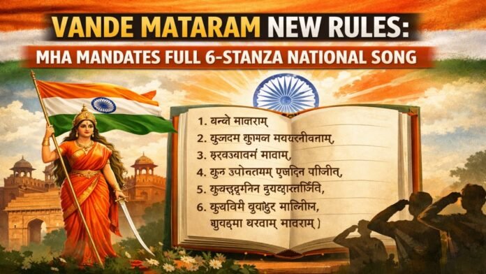 Vande Mataram New Rules