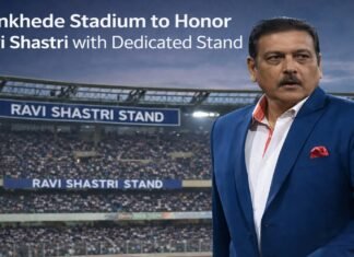 Wankhede Stadium to Honor Ravi Shastri