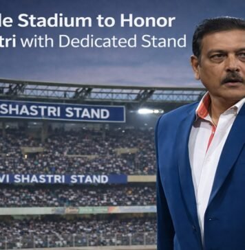 Wankhede Stadium to Honor Ravi Shastri
