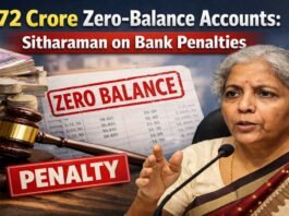 72 Crore Zero-Balance Accounts: Sitharaman on Bank Penalties 72 Crore Zero-Balance Accounts