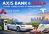 Axis Bank and Tesla Partner to Revolutionize EV Financing in India