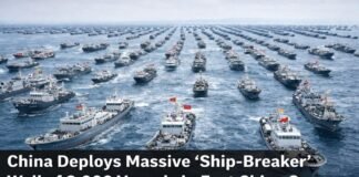 China Deploys Massive Ship-Breaker