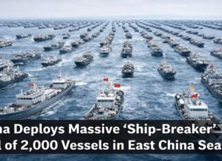 China Deploys Massive Ship-Breaker