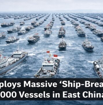 China Deploys Massive Ship-Breaker