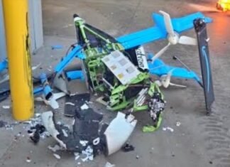 Drone Crash Near Dubai Airpor