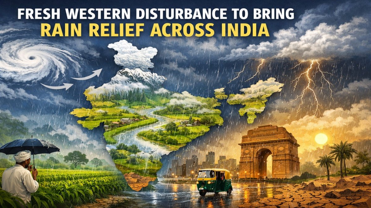 Fresh Western Disturbance to Bring Rain Relief Across India