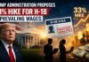 Trump Administration Proposes 33% Hike for H-1B Prevailing Wages Hike for H-1B