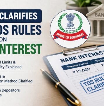 IT Dept Clarifies New TDS Rules on Bank Interest