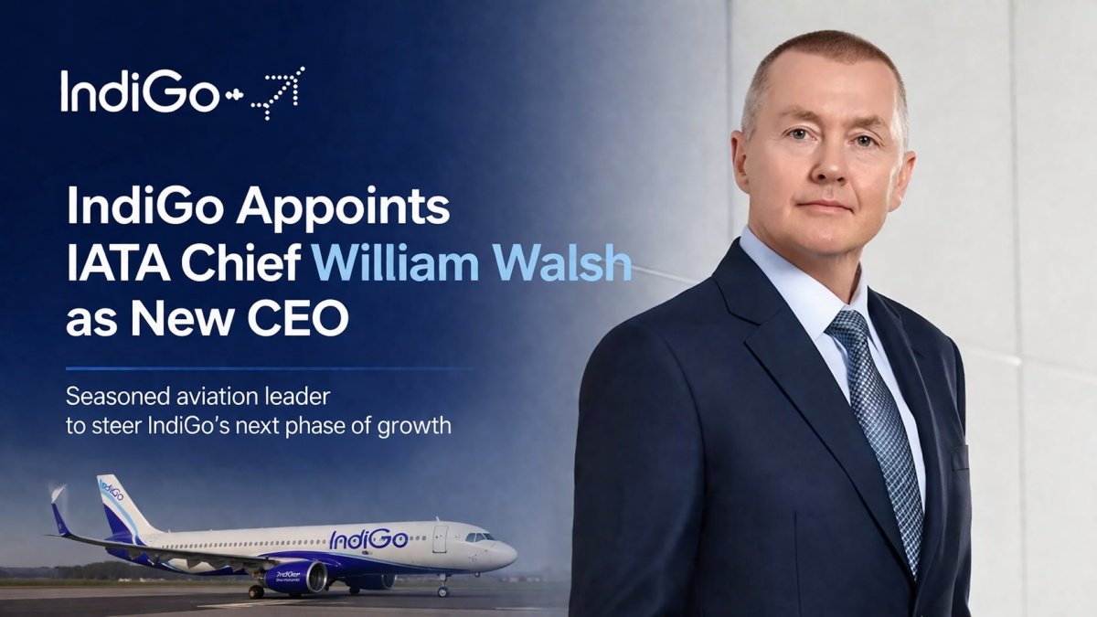 IndiGo Appoints IATA Chief William Walsh as New CEO