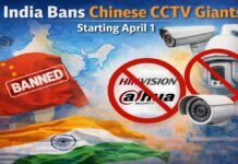 India Bans Chinese CCTV