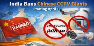 India Bans Chinese CCTV Giants Starting April 1 India Bans Chinese CCTV