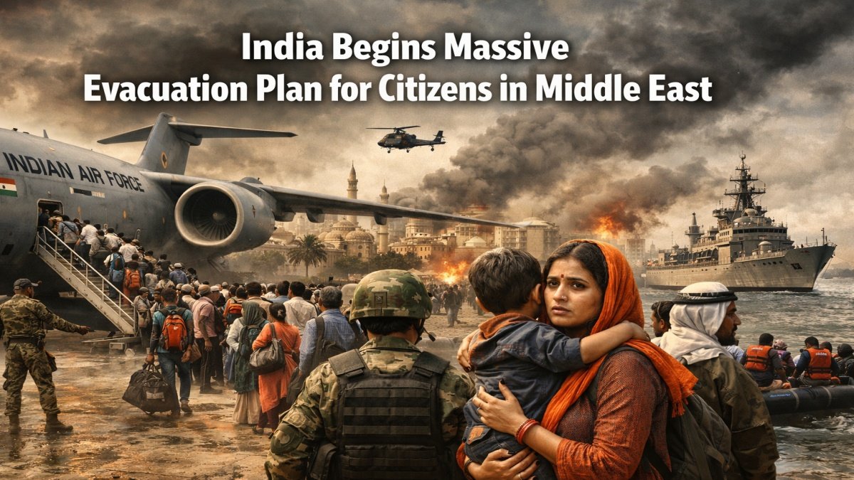 India Begins Massive Evacuation Plan for Citizens in Middle East