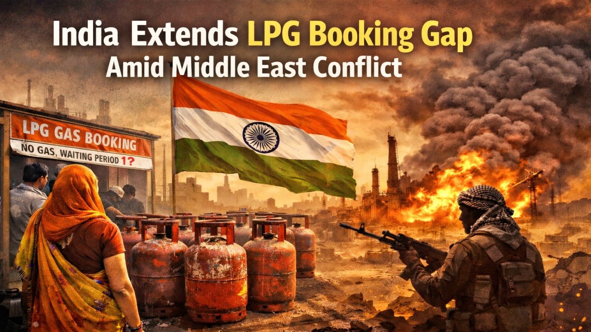 India Extends LPG Booking Gap Amid Middle East Conflict