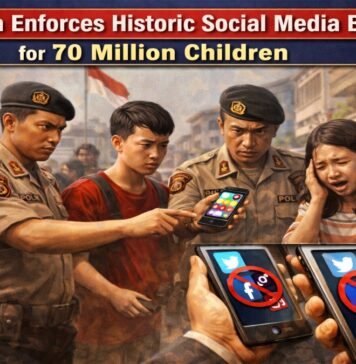 Indonesia Enforces Historic Social Media Ban