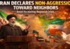 Iran Declares Non-Aggression Toward Neighbors Amid Regional Crisis