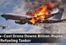 Low-Cost Drone Downs Billion-Rupee US Refueling Tanker