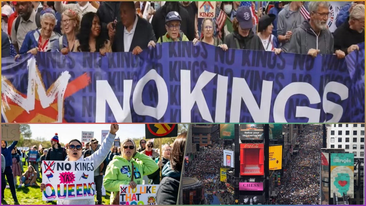 Massive “No Kings” Protests Sweep U.S. Amid Rising Middle East Tensions