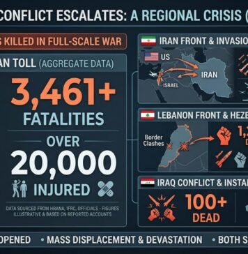 2026 Middle East War: Over 3,400 Dead as Conflict Intensifies Middle East Crisis 2026