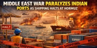 Middle East War Paralyzes Indian Ports as Shipping Halts at Hormuz
