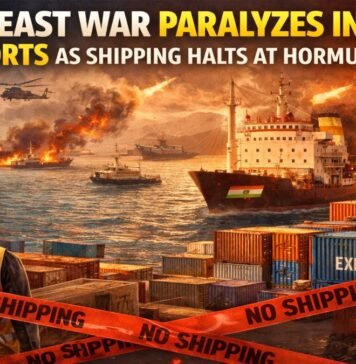 Middle East War Paralyzes Indian Ports as Shipping Halts at Hormuz