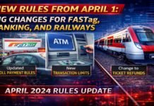 New Rules From April 1