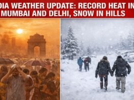 Record Heat in Mumbai and Delhi