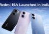 Redmi 15A Launched in India with Massive 6300mAh Battery and 5G Support Redmi 15A Launched in India