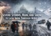 Severe Storms, Rain, and Snow to Lash India