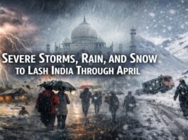 Severe Storms, Rain, and Snow to Lash India