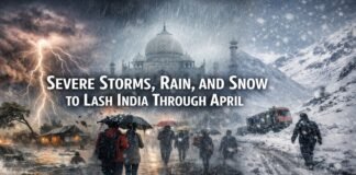 Severe Storms, Rain, and Snow to Lash India