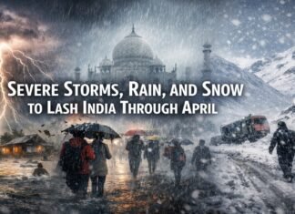 Severe Storms, Rain, and Snow to Lash India