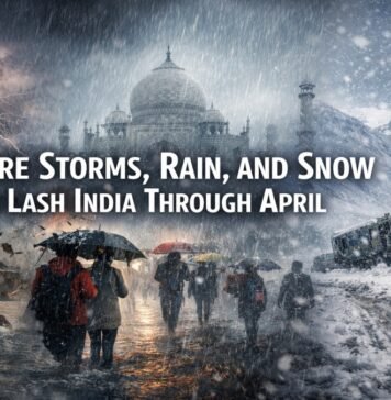 Severe Storms, Rain, and Snow to Lash India