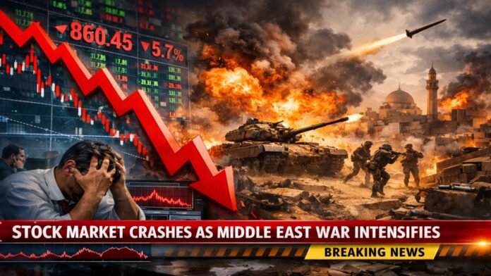 Stock Market Crashes as Middle East War Intensifies
