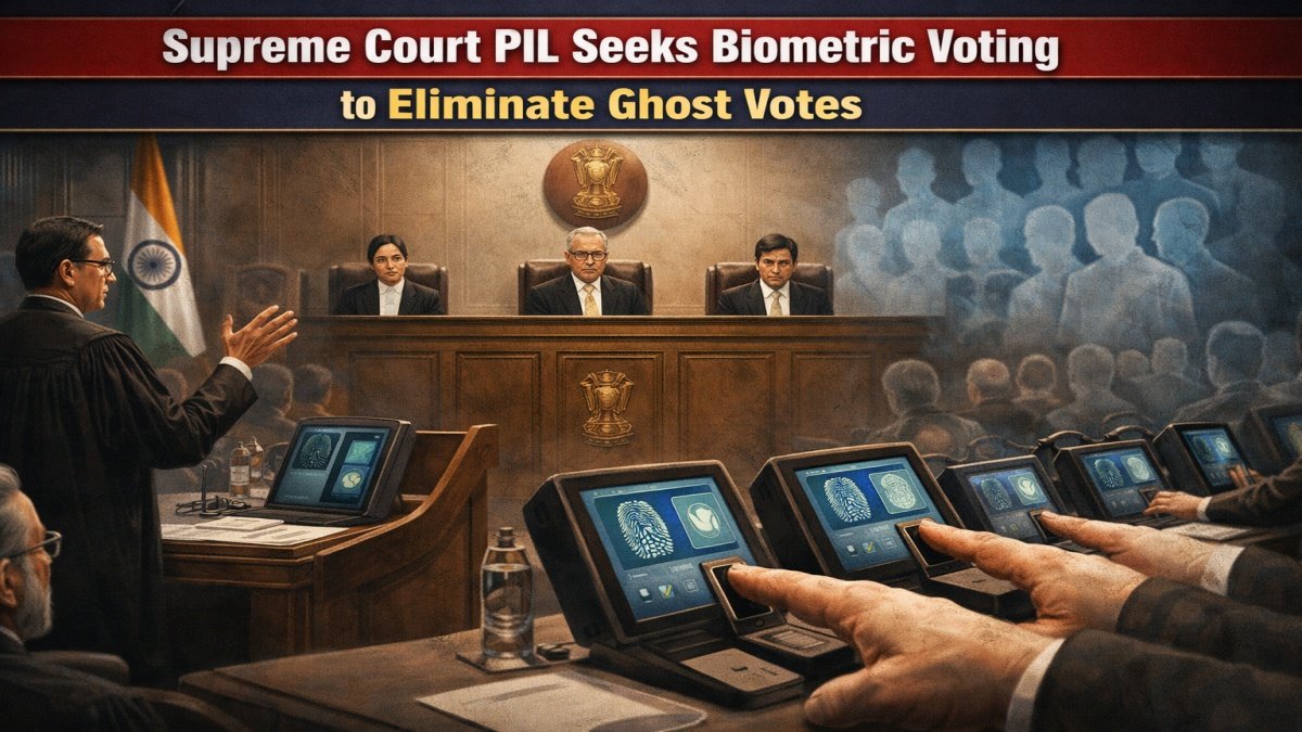 Supreme Court PIL Seeks Biometric Voting to Eliminate Ghost Votes