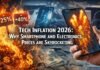 Tech Inflation 2026: Why Smartphone and Electronics Prices are Skyrocketing Tech Inflation 2026