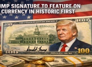 Trump Signature to Feature on US Currency in Historic First Trump Signature to Feature on US Currency in Historic First