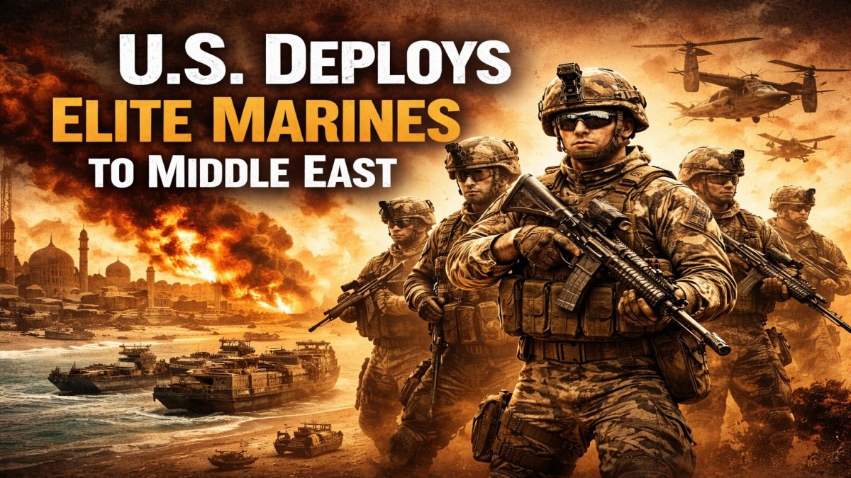U.S. Deploys Elite Marines to Middle East as Oil Prices Surge