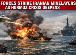 U.S. Forces Strike Iranian Minelayers