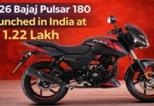 2026 Bajaj Pulsar 180 Launched in India