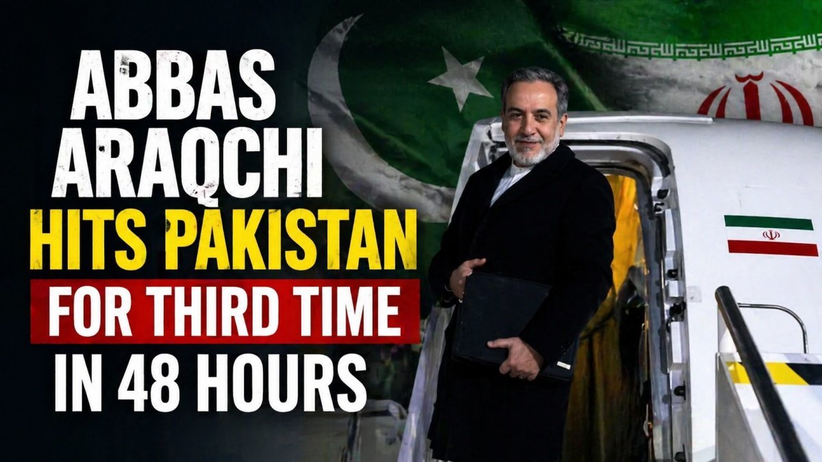 Iran’s Diplomatic Blitz: Abbas Araqchi Hits Pakistan for Third Time in 48 Hours