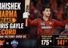 Abhishek Sharma Breaks Chris Gayle Record