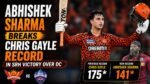 Abhishek Sharma Breaks Chris Gayle Record