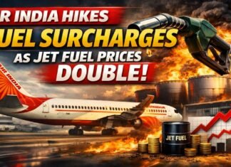 Air India Hikes Fuel Surcharges