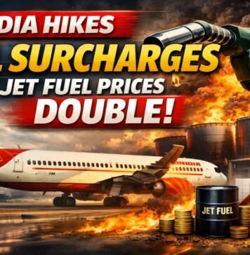 Air India Hikes Fuel Surcharges as Jet Fuel Prices Double Air India Hikes Fuel Surcharges