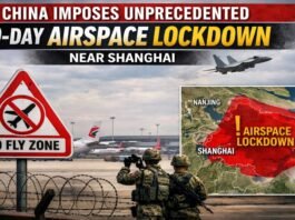 Airspace Lockdown Near Shanghai