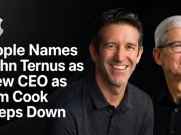 Apple Names John Ternus as New CEO