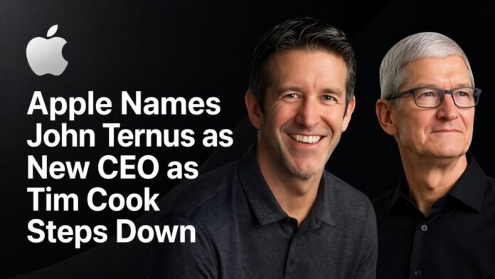 Apple Names John Ternus as New CEO